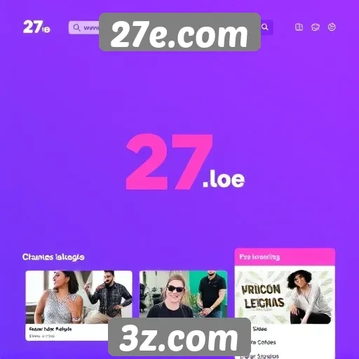 Análise da interface do usuário do site 27e.com